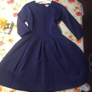 GAP mid-length sleeve navy dress